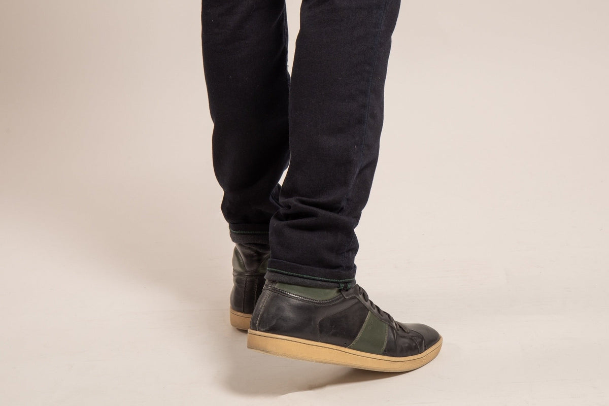 Joggjean Original Ajusté - Indigo verso Noir - Blue Cult