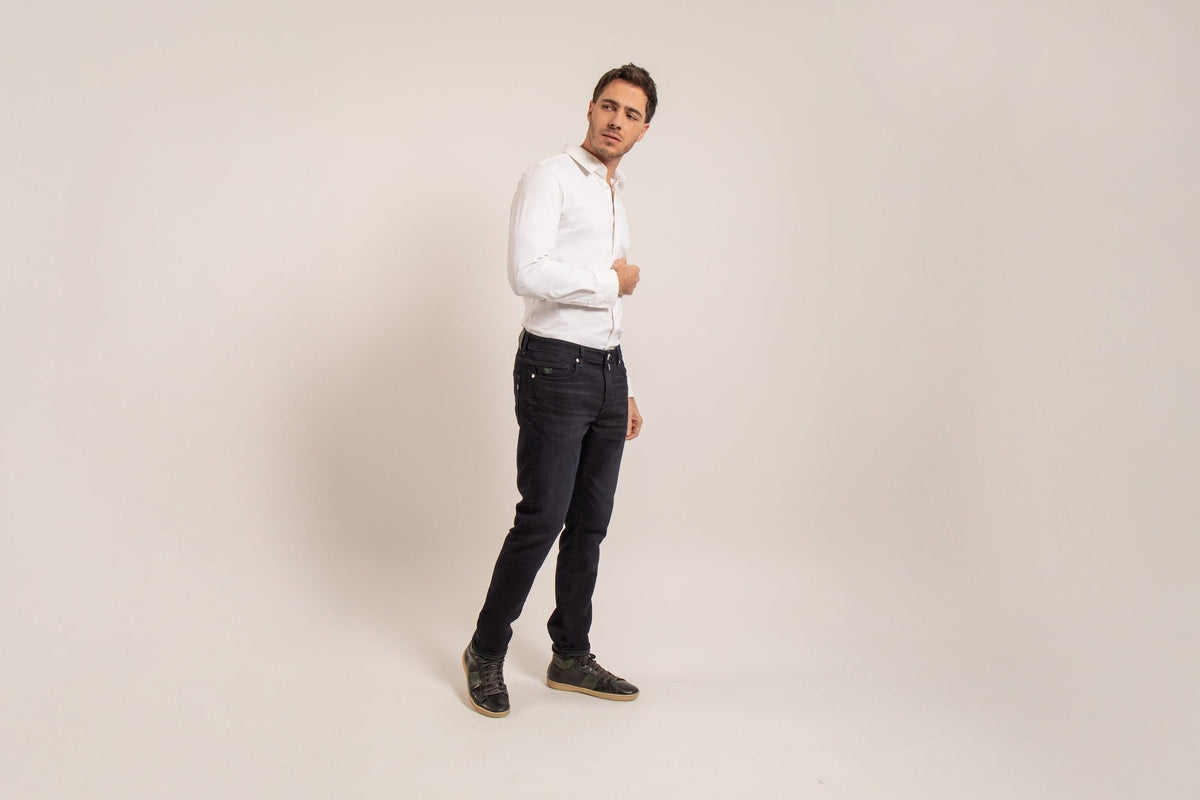 Joggjean Original Ajusté - Indigo verso Noir - Blue Cult