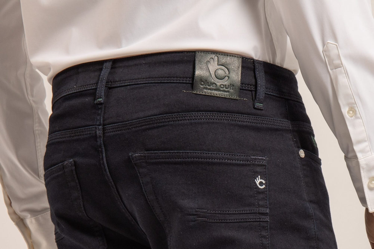 Joggjean Original Ajusté - Indigo verso Noir - Blue Cult
