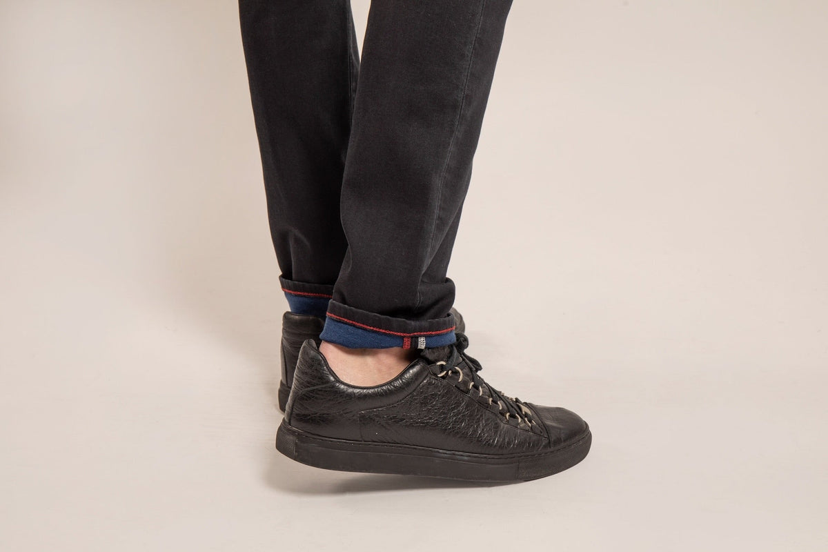 Joggjean Original Ajusté - Noir verso Bleu - Blue Cult