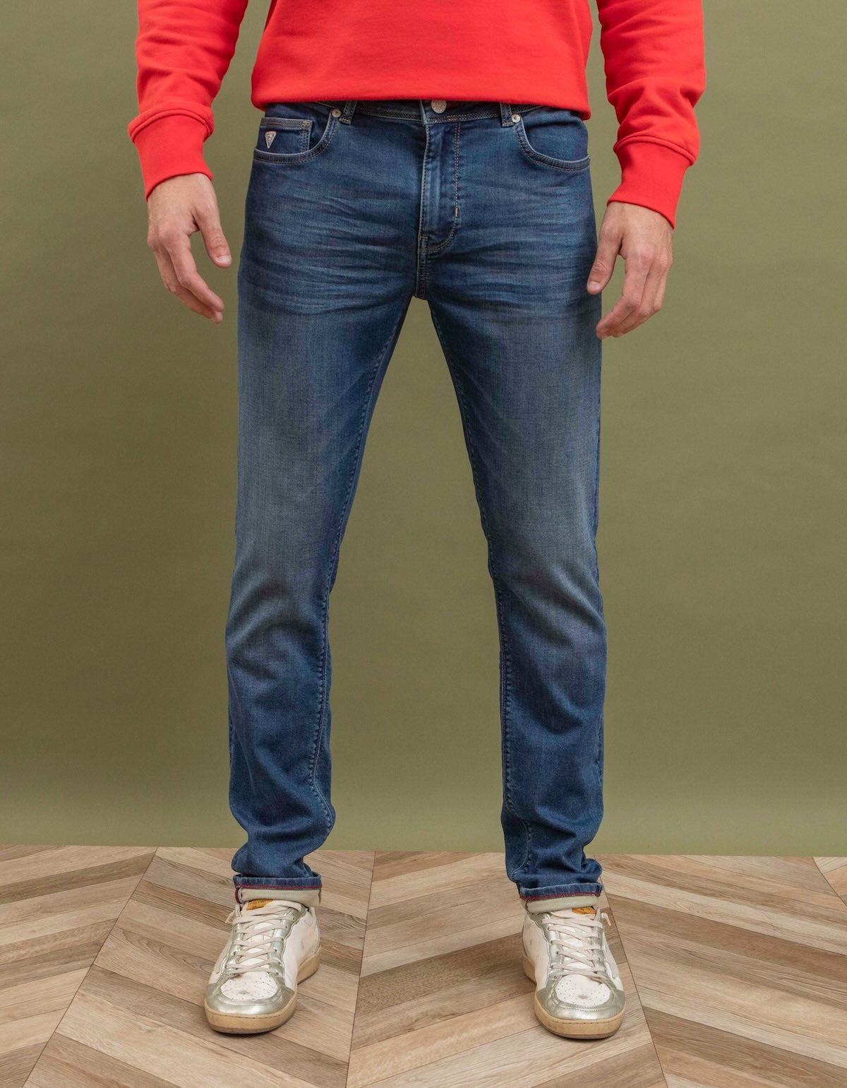 Joggjean Ecoresponsable - Bleu - Poches Cult - Blue Cult