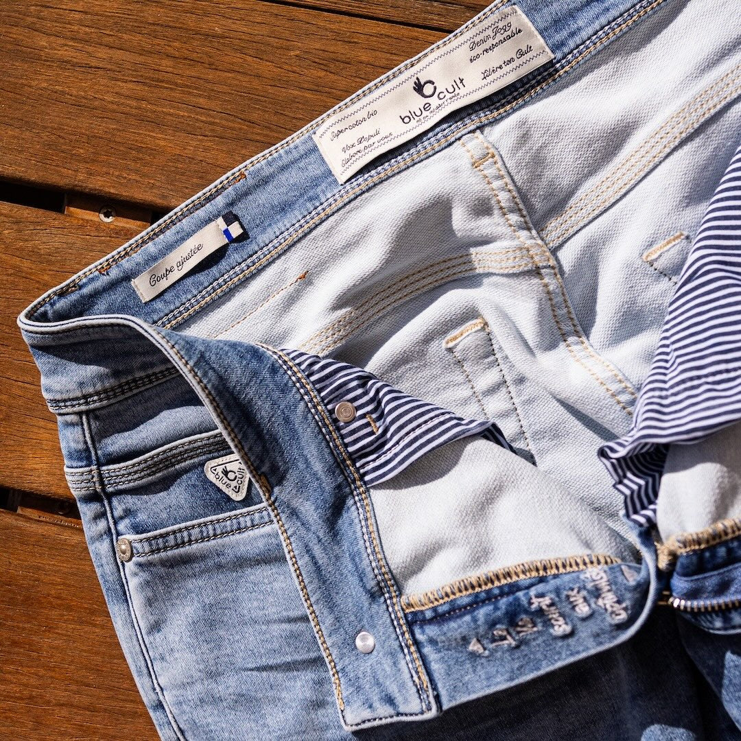 jogg denim bleu clair