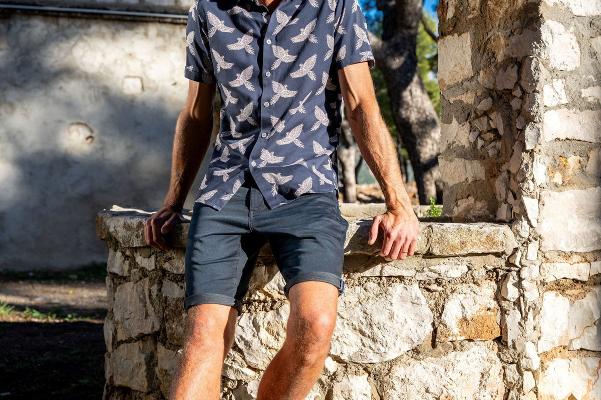 Le Bermuda JoggJean Ecoresponsable - Blue Cult