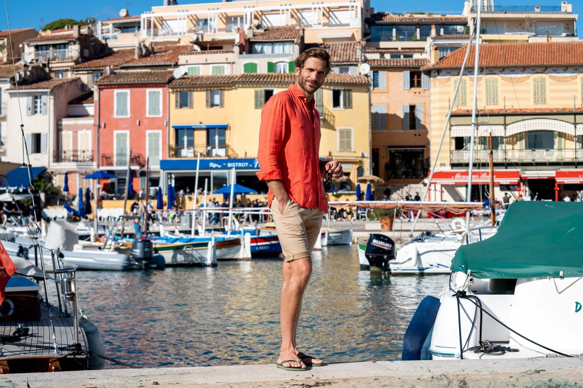 Le Bermuda Super Chino Ecoresponsable - Blue Cult