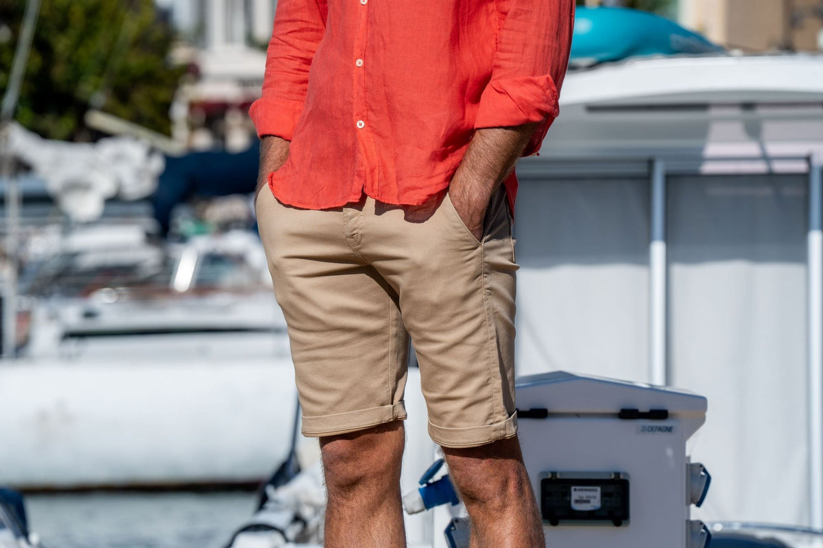 Le Bermuda Super Chino Ecoresponsable - Blue Cult