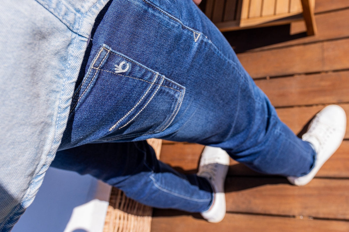 Le Joggjean Ecoresponsable - Bleu Foncé - Blue Cult