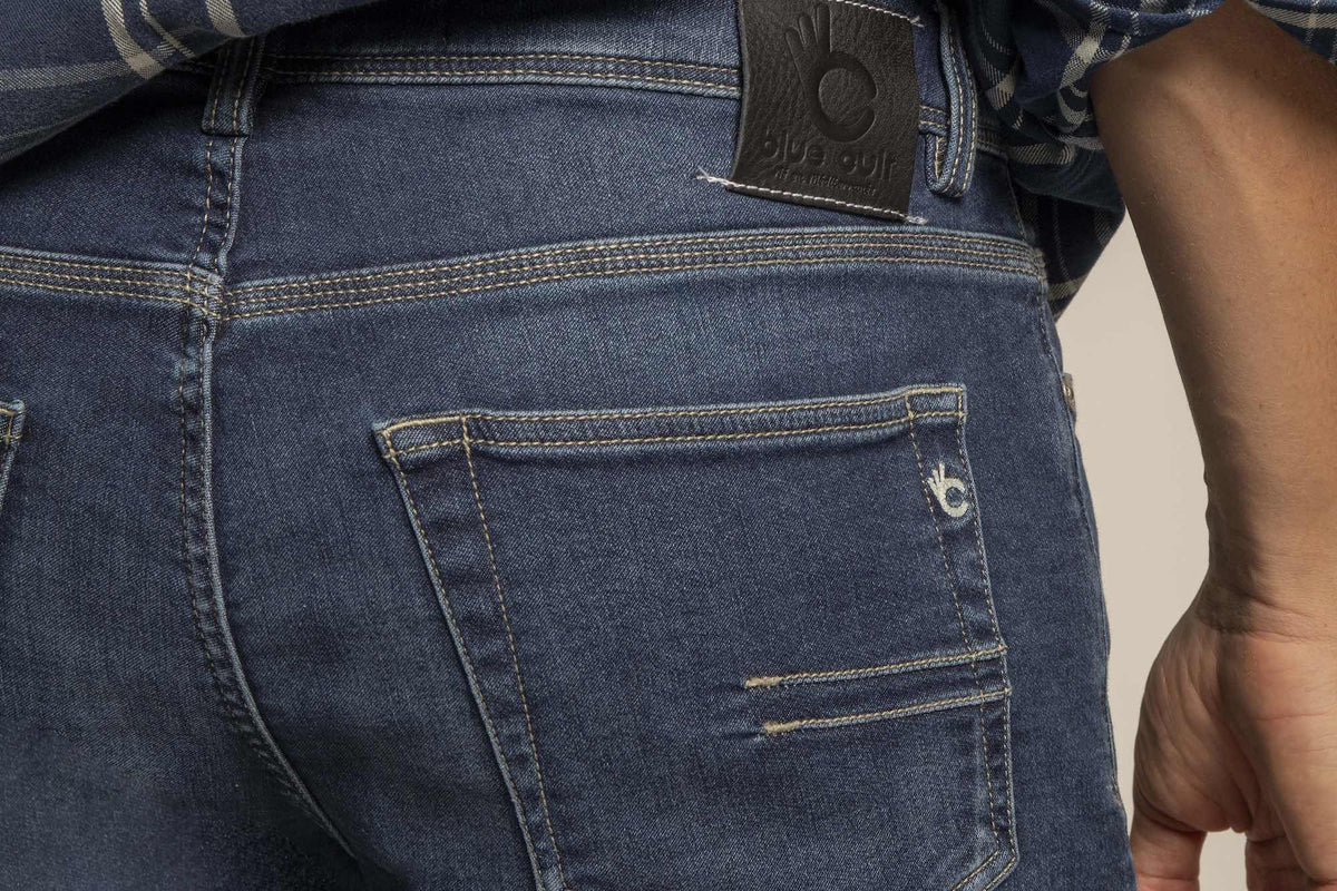 Le Joggjean Ecoresponsable - Bleu Foncé - Blue Cult