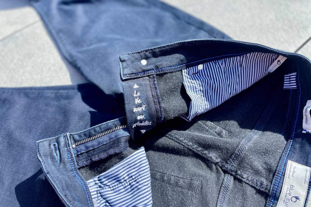 Le Joggjean Ecoresponsable - Bleu Foncé verso Noir - Blue Cult