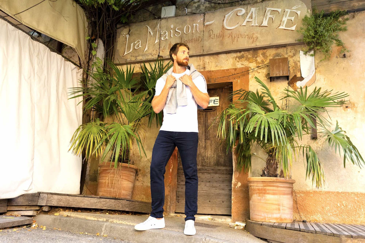 Le Joggjean Ecoresponsable - Bleu Foncé verso Noir - Blue Cult