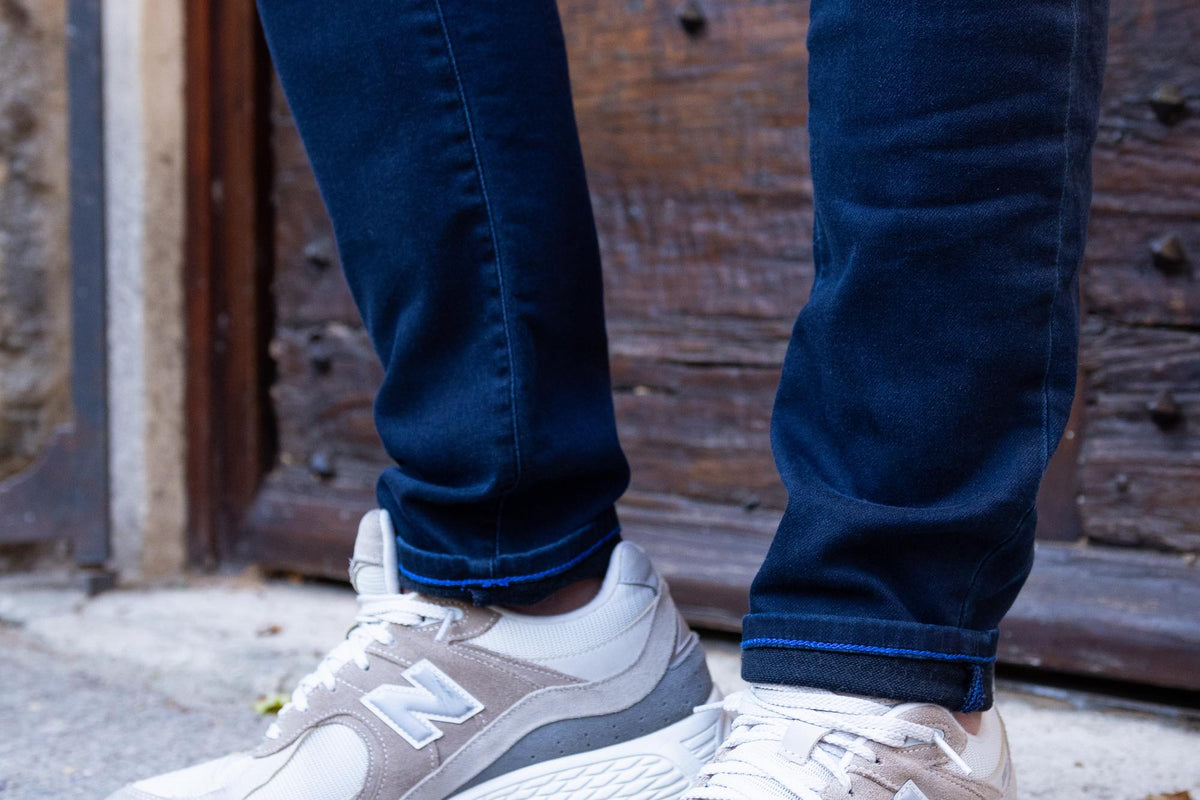 Le Joggjean Ecoresponsable - Bleu Foncé verso Noir - Blue Cult