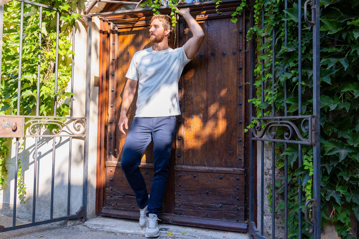 Le Joggjean Ecoresponsable - Bleu Foncé verso Noir - Blue Cult