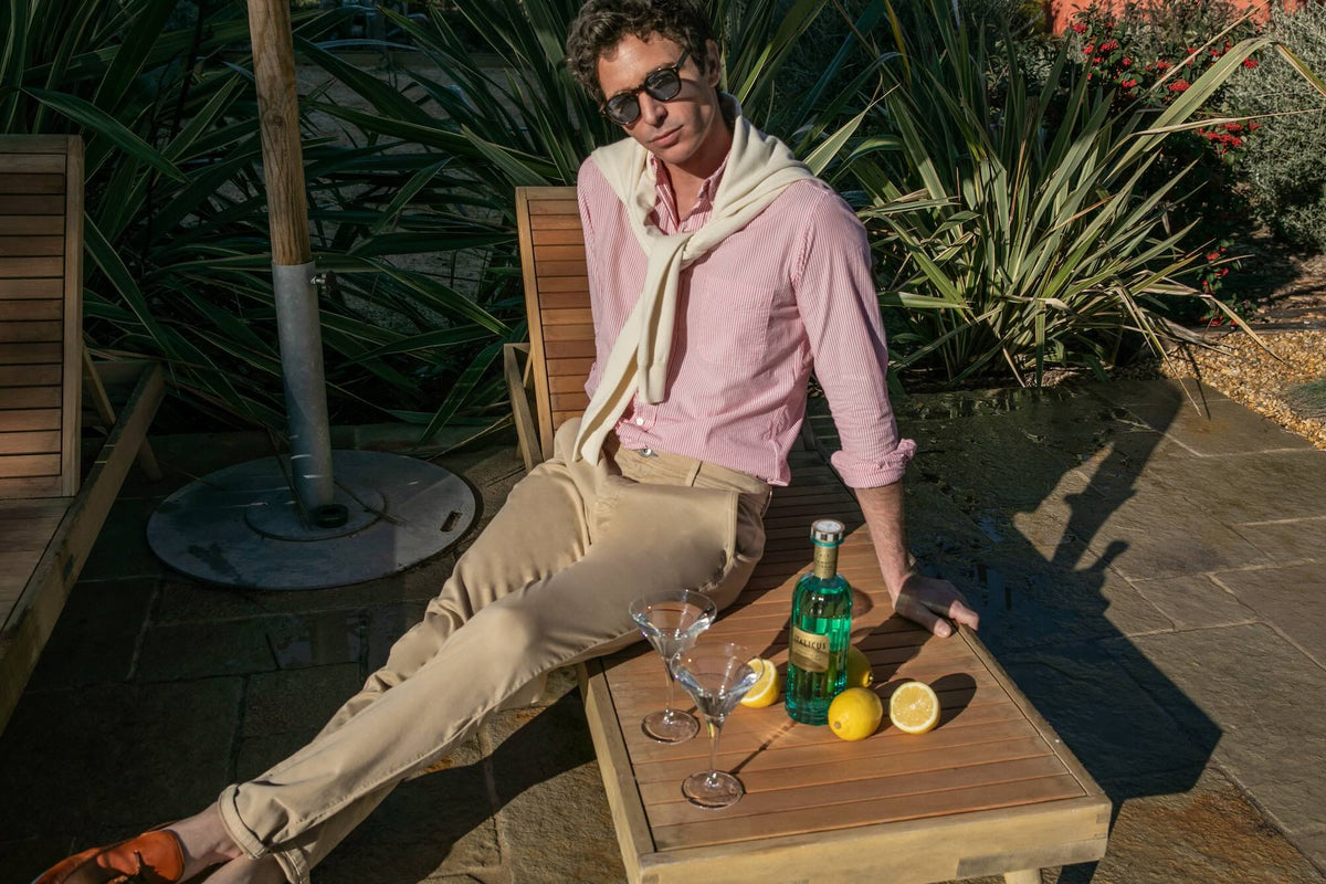 Pantalon Chino Dolce Ecoresponsable - Beige Clair - Blue Cult