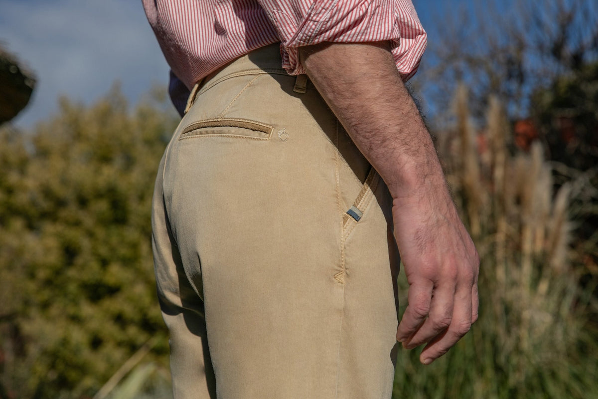 Pantalon Chino Dolce Ecoresponsable - Beige Clair - Blue Cult