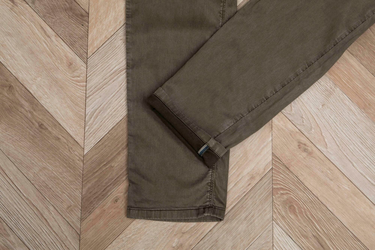 Pantalon Chino Dolce Tencel - Kaki - Blue Cult