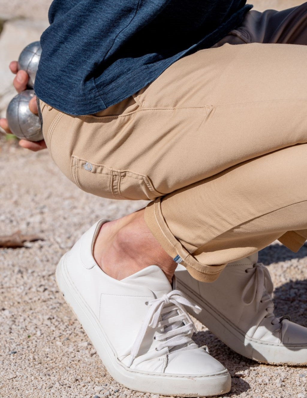 pantalon chino beige homme