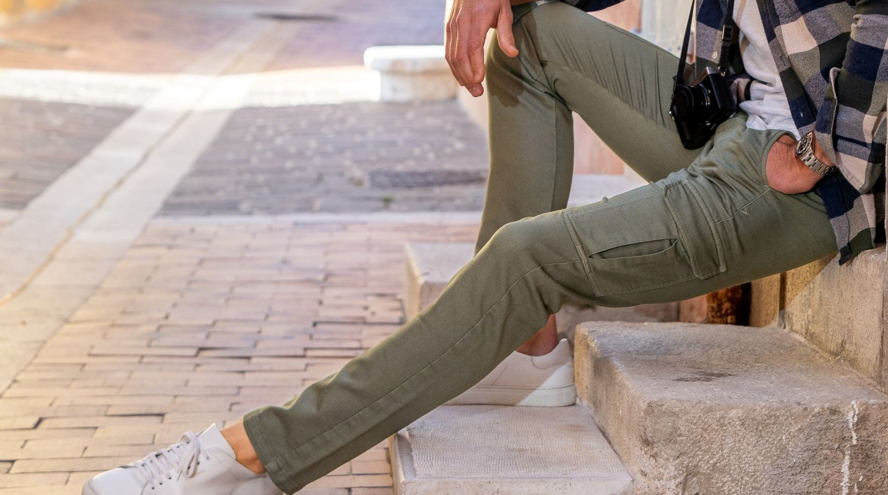 pantalon cargo homme