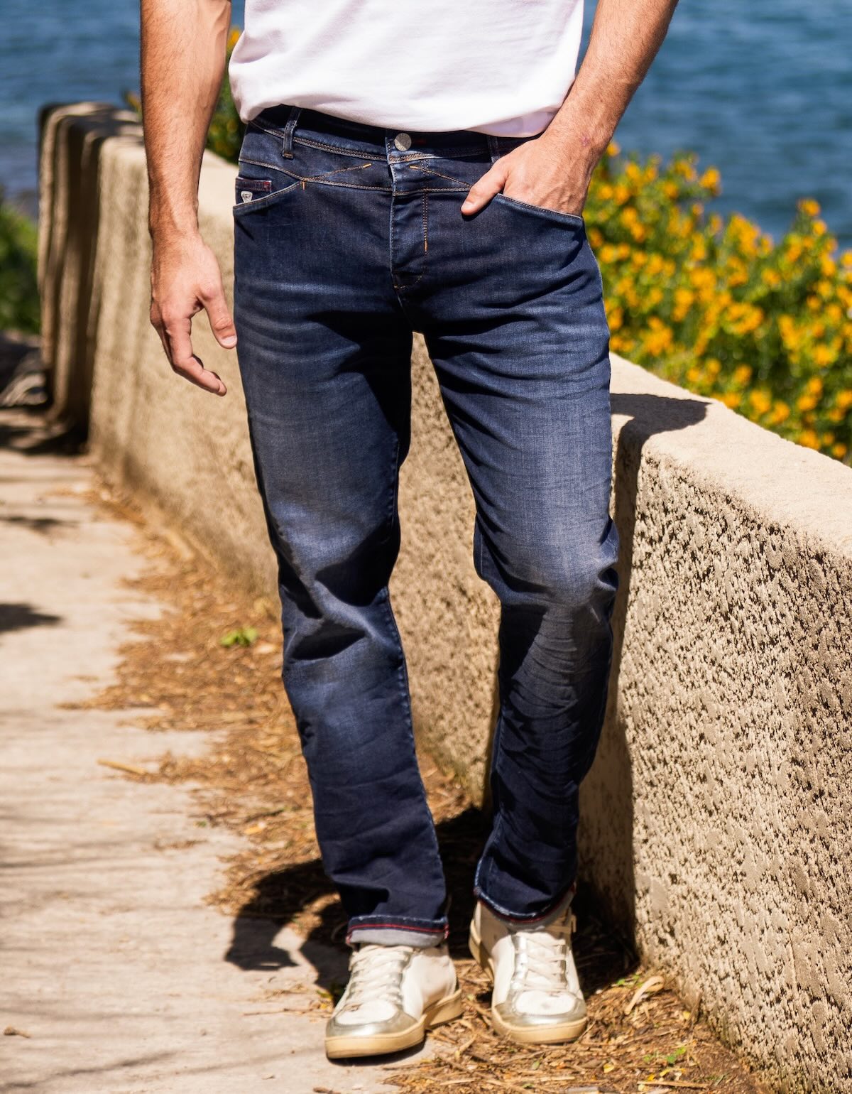 Jean Delta Antik Ecoresponsable Droit Ajusté - Bleu Foncé - Blue Cult