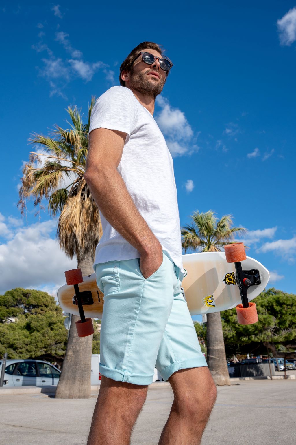 short chino homme