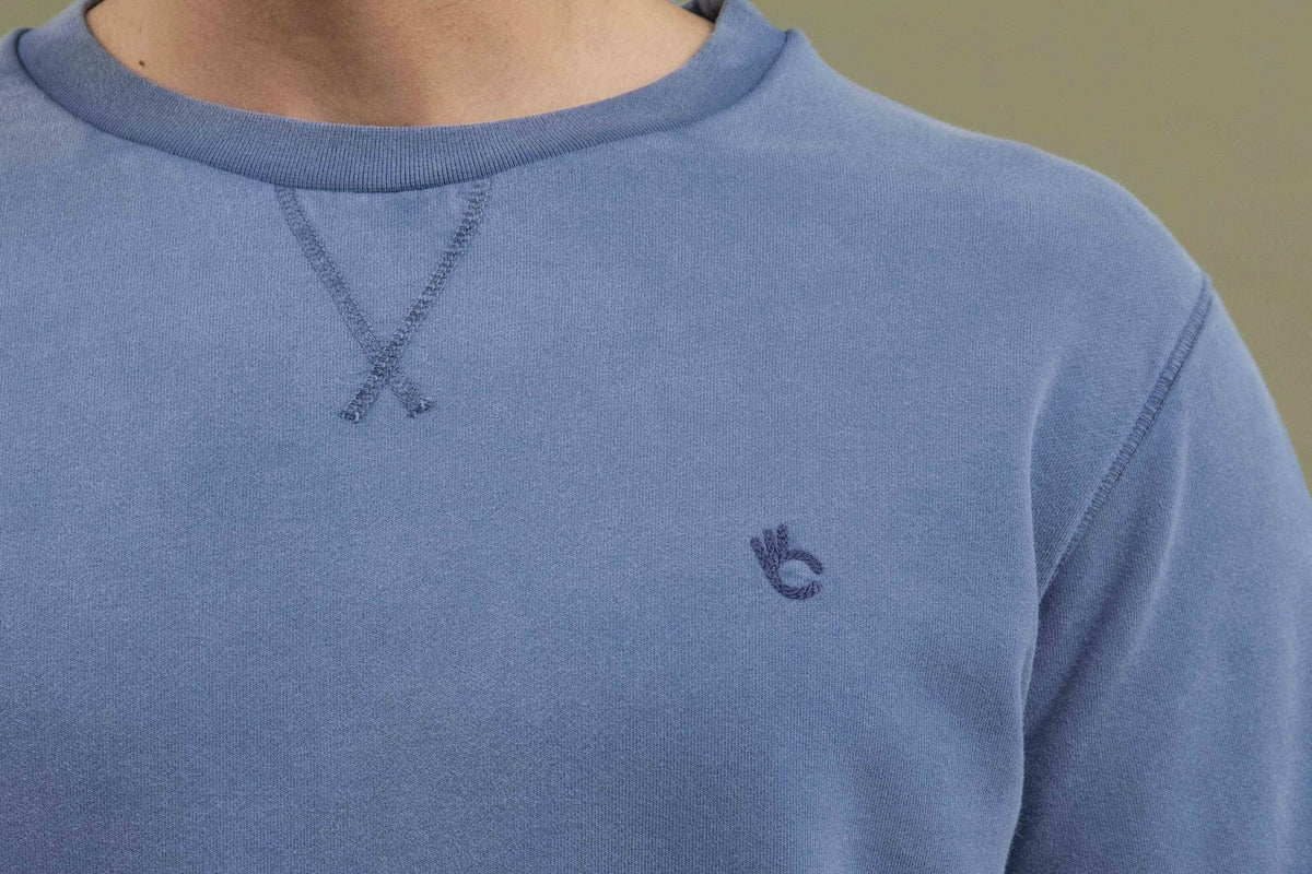 Sweat-shirt Nuance Coton Bio - Indigo - Blue Cult