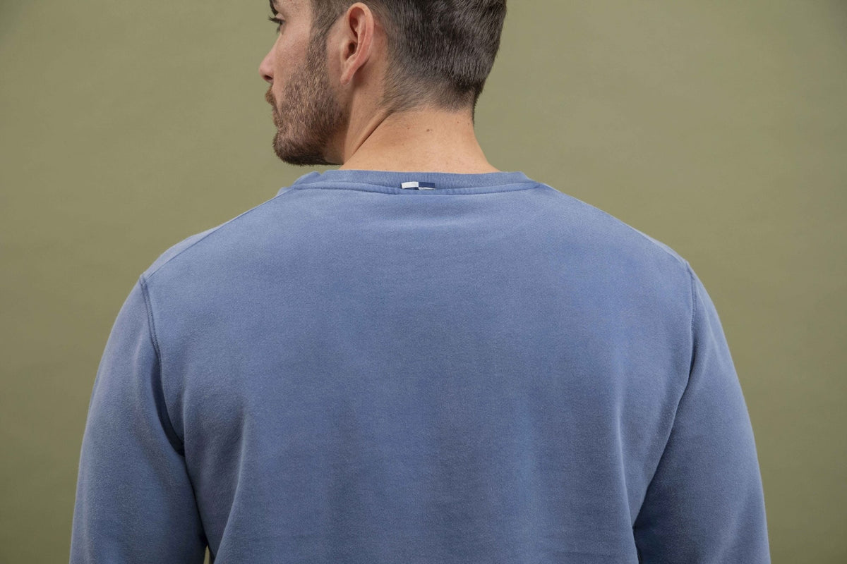 Sweat-shirt Nuance Coton Bio - Indigo - Blue Cult