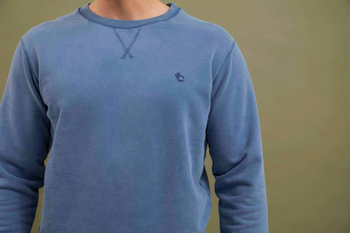 Sweat-shirt Nuance Coton Bio - Indigo - Blue Cult