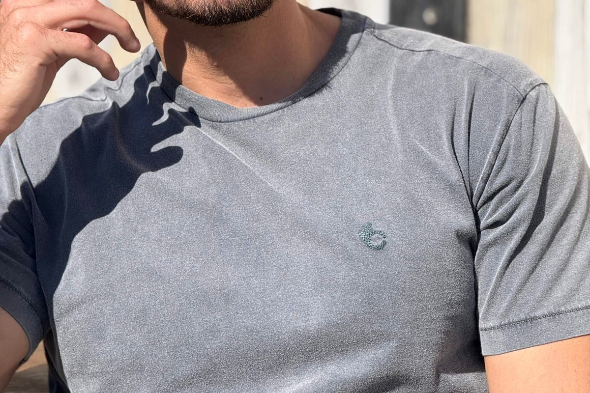 T-shirt Nuance Coton Bio - Anthracite - Blue Cult