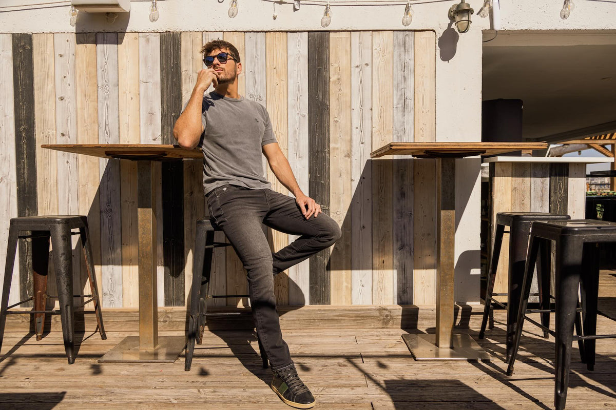 T-shirt Nuance Coton Bio - Anthracite - Blue Cult