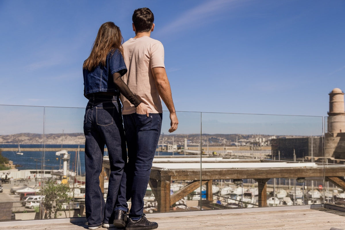 T-shirt Nuance Coton Bio - Vieux Rose - Blue Cult