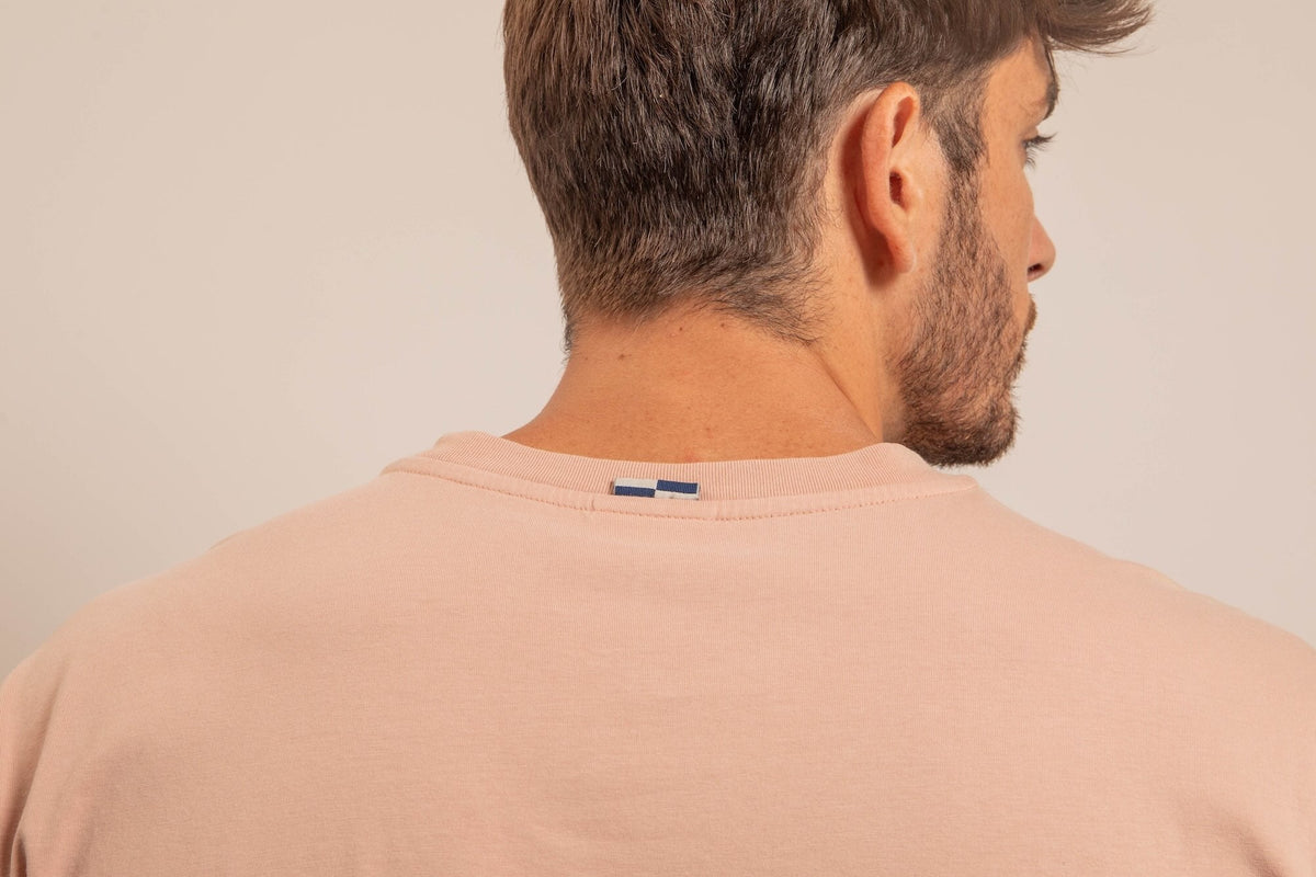 T-shirt Nuance Coton Bio - Vieux Rose - Blue Cult