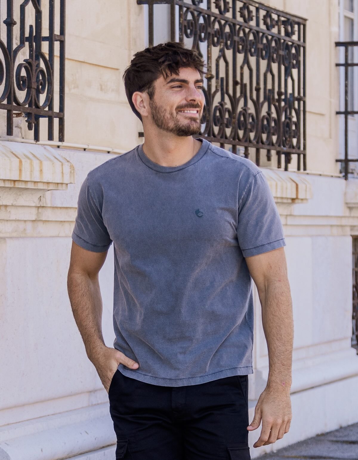 T-shirt Nuance Coton Bio - Anthracite - Blue Cult